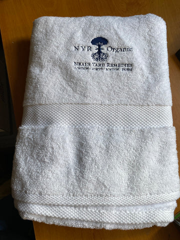 NYR Organic Organic Cotton Logo Bath Towel