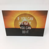 Inspirational Scenic Card - If You Can Dream It - Pack of 6