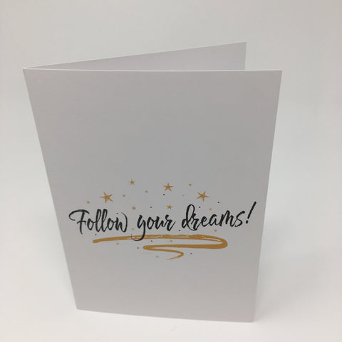 Recognition Card - Follow Your Dream