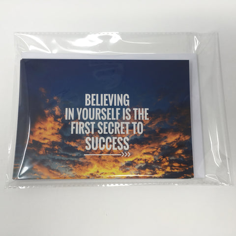 Inspirational Scenic Card - Believing in Yourself - Pack of 6