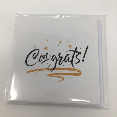 Recognition Card - Congrats - Pack of 6